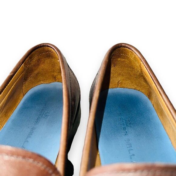 Peter Millar Crown Bit Dress Loafers Brown Leather HS18F09 Men's 8.5M - Picture 11 of 11